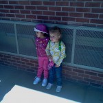 Hope and Peyton at Navajo Elementary, March 2012