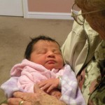 2-day-old Hope with Oma Tahoe at Cradle Care, Reno NV