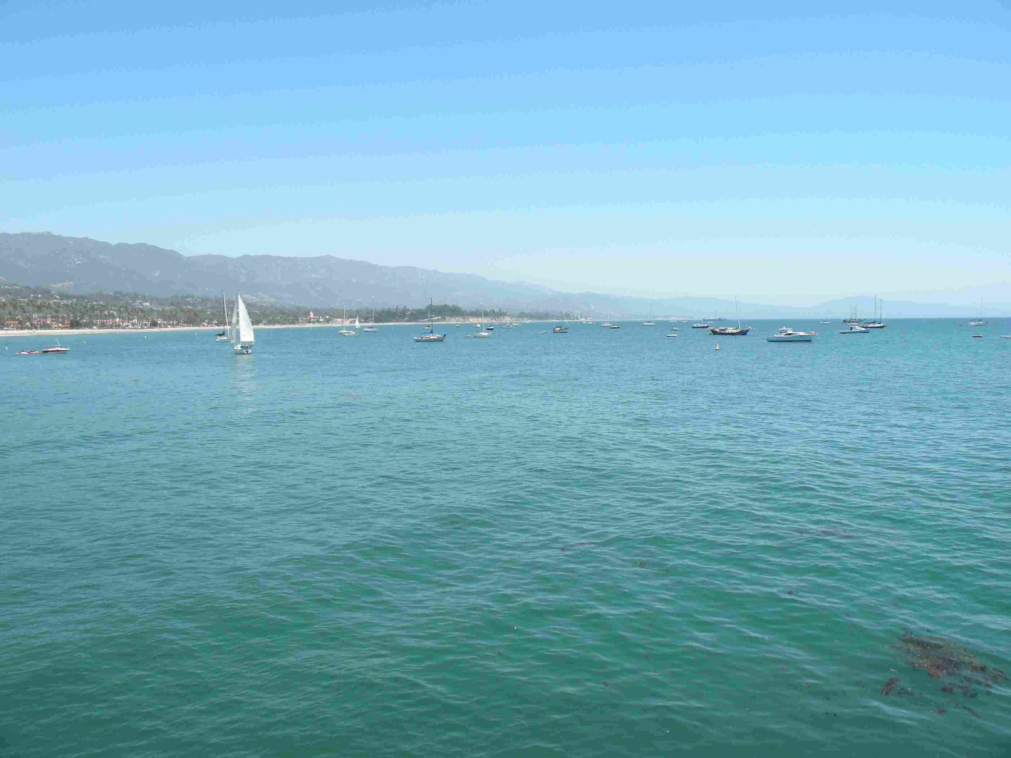 Santa Barbara, from the pier